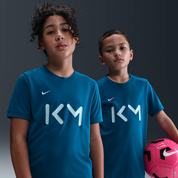 Kylian Mbappé Academy Kylian Mbappé Academy Nike Dri-FIT voetbaltop met korte mouwen voor kids