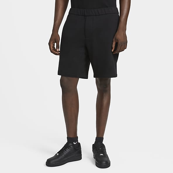 nike jogger shorts black