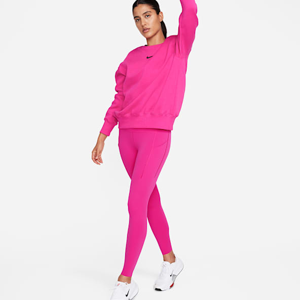 Leggings Donna Teniux Vita Alta Con Tasche Laterali 7/8 Per Sport E Tempo Libero