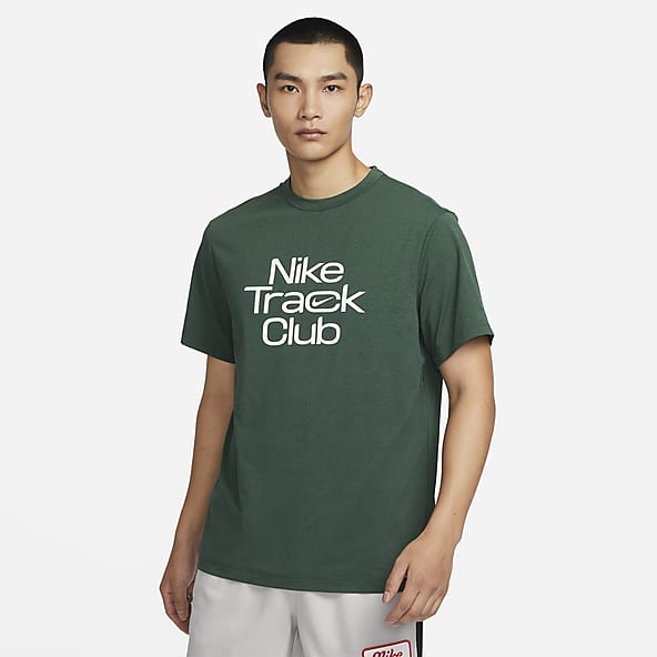 Nike green shop running top