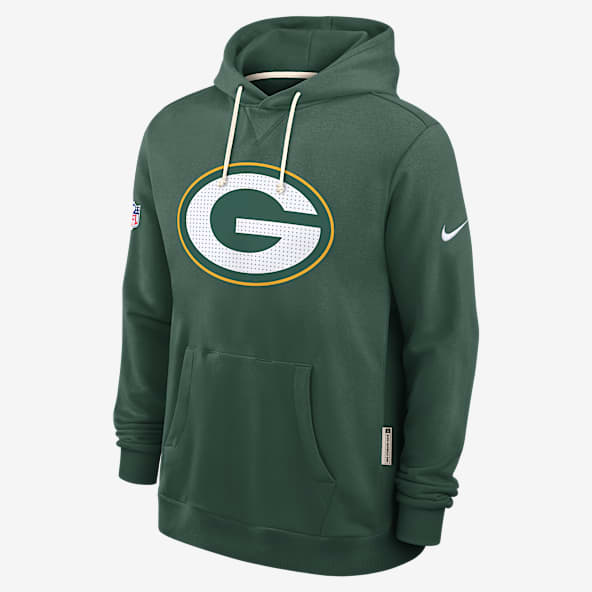 Green Bay Packers Initial Home Sideline Men's Nike Dri-FIT NFL Pullover Hoodie