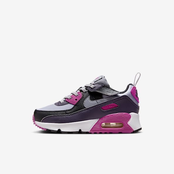 Shop nike air max size 2.5 Free Shipping NIKE AIR MAX 90 SE MESH YOUTH SIZE 2.5 3.0 VIOLET MIST WHITE NEW SUPER RARE Kixify Marketplace