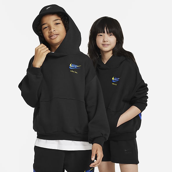 Nike Sportswear Icon Fleece Big Kids' Oversized Pullover Hoodie