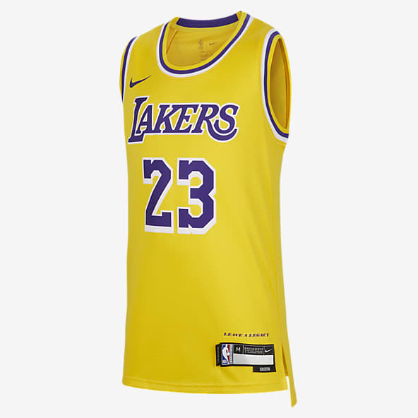 Completo bambino replica L.A. Lakers Kobe Bryant colore Giallo Viola -  Adidas 