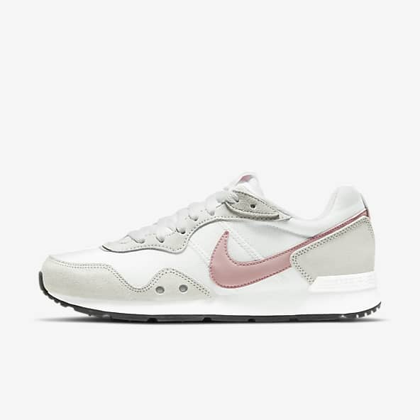 womens grey and pink nike trainers