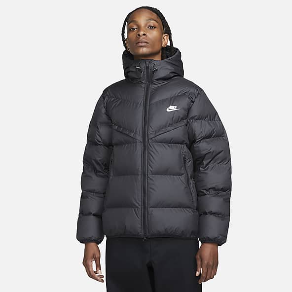 Nike longline padded jacket in black