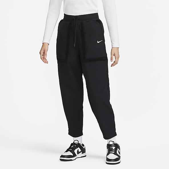 Loose High-Waisted Full Length Trousers. Nike GB