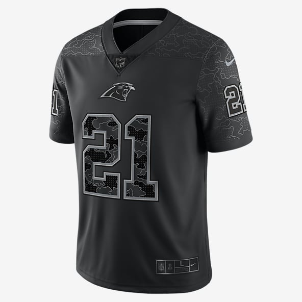 Nike Carolina Panthers No22 Christian McCaffrey Olive Men's Stitched NFL Limited 2017 Salute To Service Jersey