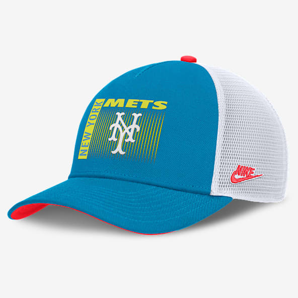 New York Mets Neon 90s Rise Men's Nike Dri-FIT MLB Trucker Adjustable Hat