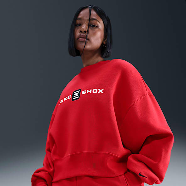 Nike Sportswear Phoenix Fleece Shox Women's Oversized Crew-Neck Sweatshirt