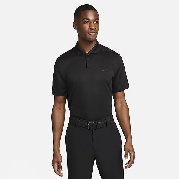 nike golf collarless shirt