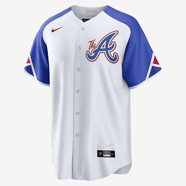 Braves Nike Road Replica Team Jersey - Gray 