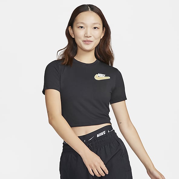Womens Cropped Tops & T-Shirts. Nike JP