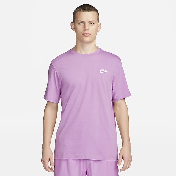 Laatste Italiaans ondergronds Heren Paars Tops en T-shirts. Nike NL