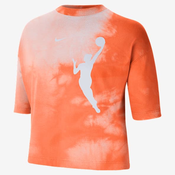 Team 13 Playera de cuello redondo Nike de la WNBA de corte cuadrado para mujer