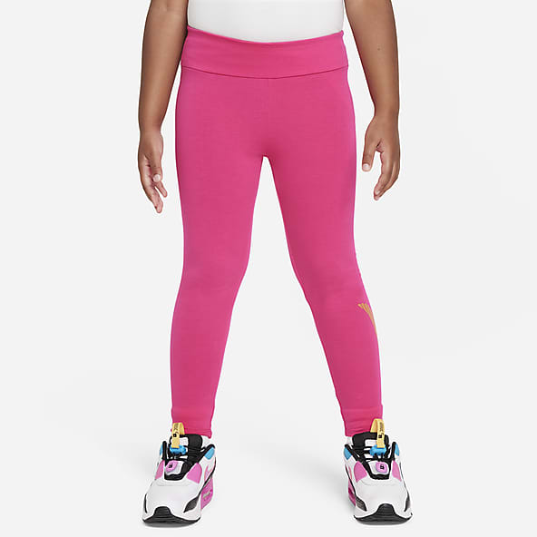 Leggings Nike Sportswear Junior en rosa y blanco
