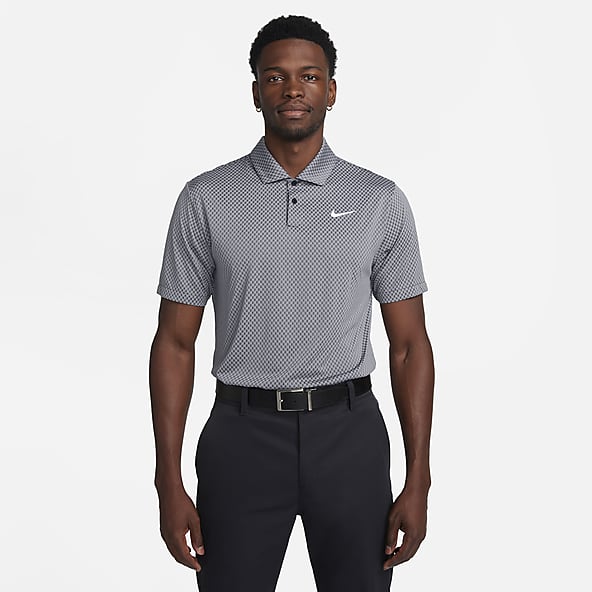 Mens black nike polo shirts hotsell