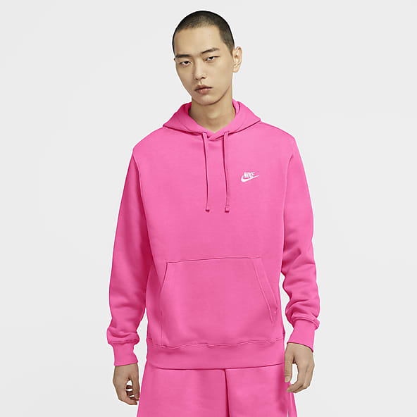 blue pink nike hoodie