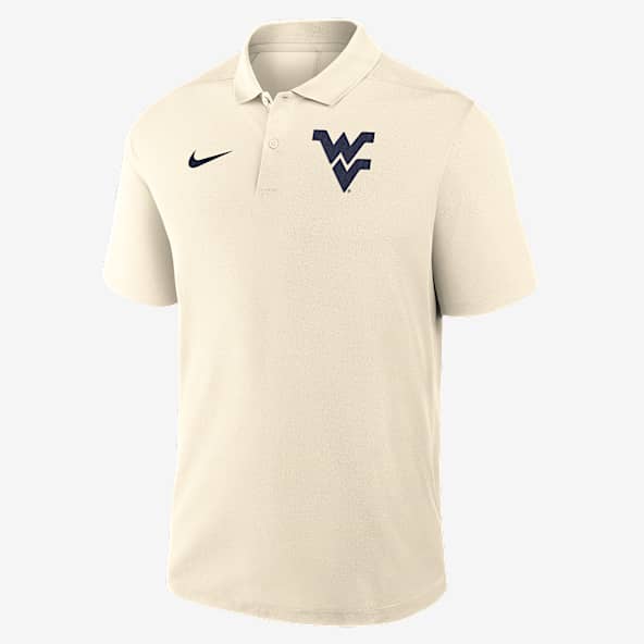 West Virginia Victory Primary Logo Men's Nike Dri-FIT College Polo