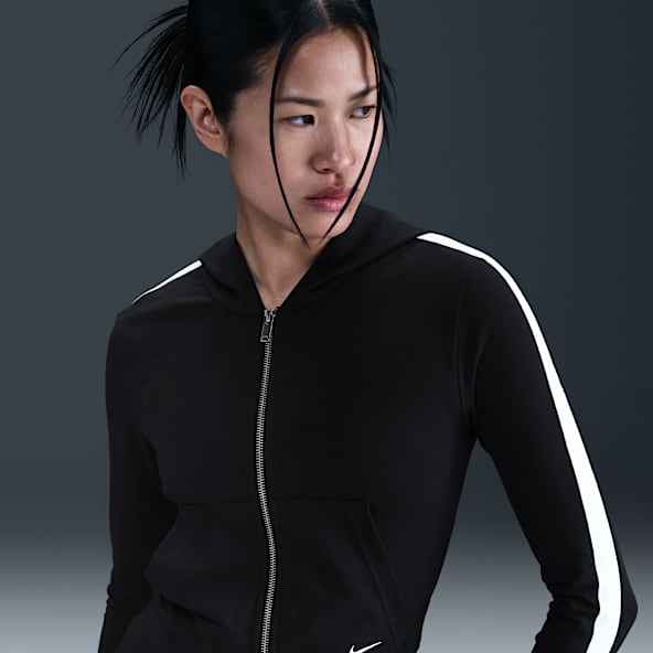 Nike Sportswear Longsleeve mit Kapuze und durchgehendem Reißverschluss (Damen)