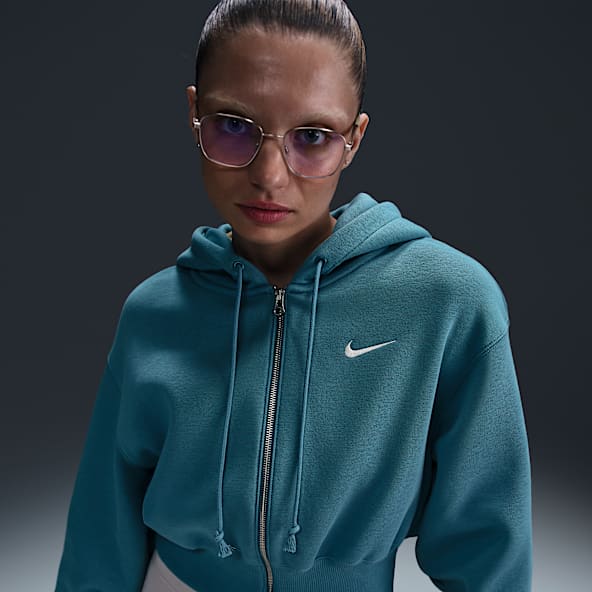 Nike Sportswear Phoenix Fleece Women's Loose Cropped Full-Zip Hoodie