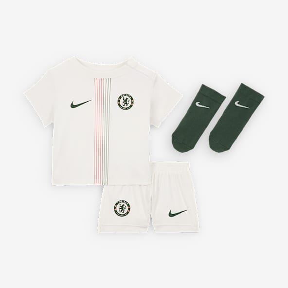 Chelsea FC 2025/26 Stadium Uit Nike driedelig replicavoetbaltenue voor baby's/peuters