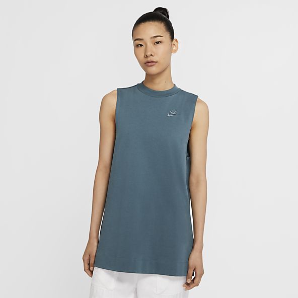 nike sleeveless graphic muscle tank top