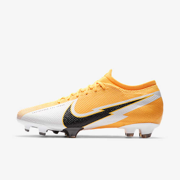 nike black and orange football boots