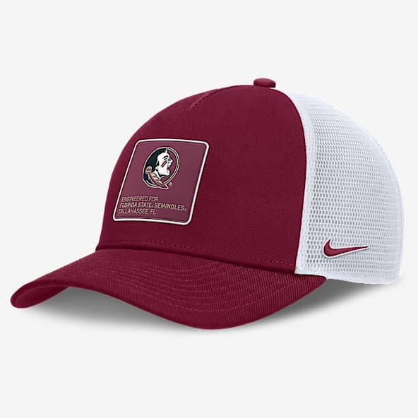 Florida State On-Field Rise Engineered Gorra de rejilla universitaria Nike ajustable para hombre