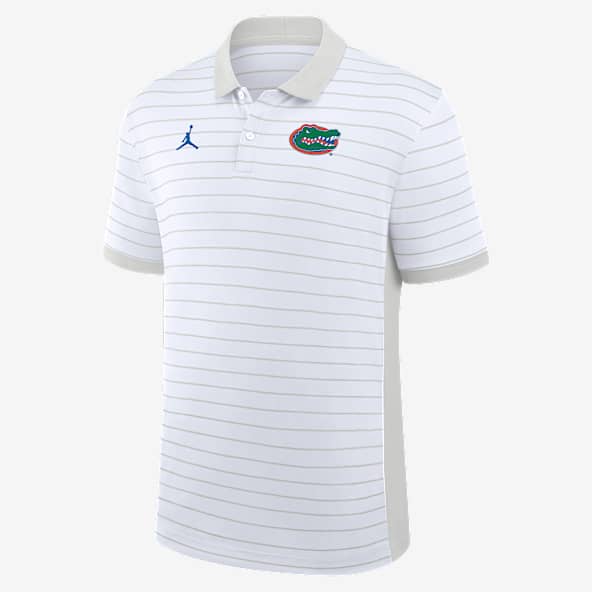 Florida Sideline Victory Stripe Men's Jordan Brand Dri-FIT College Polo