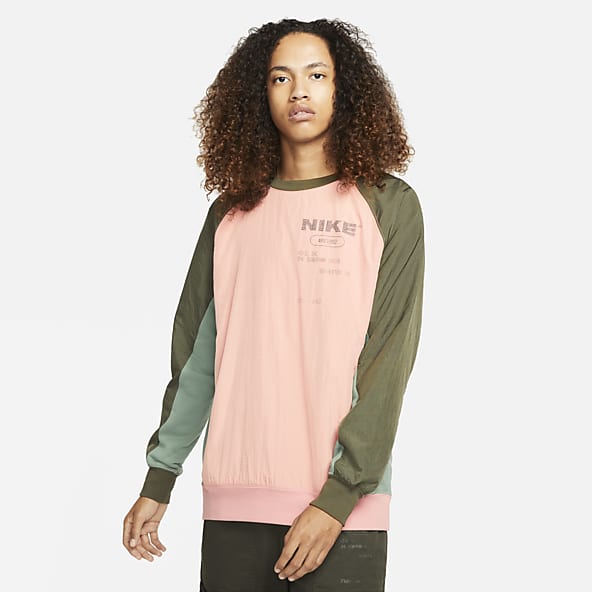 blue and pink nike sweatshirt