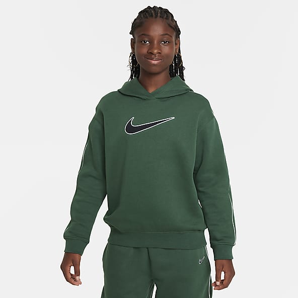 Niño/a (7-15 años) Para niña Verde Sudaderas con y sin capucha. Nike ES