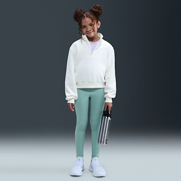 Nike One Legíny Dri-FIT s vysokým pasem pro větší děti (dívky)