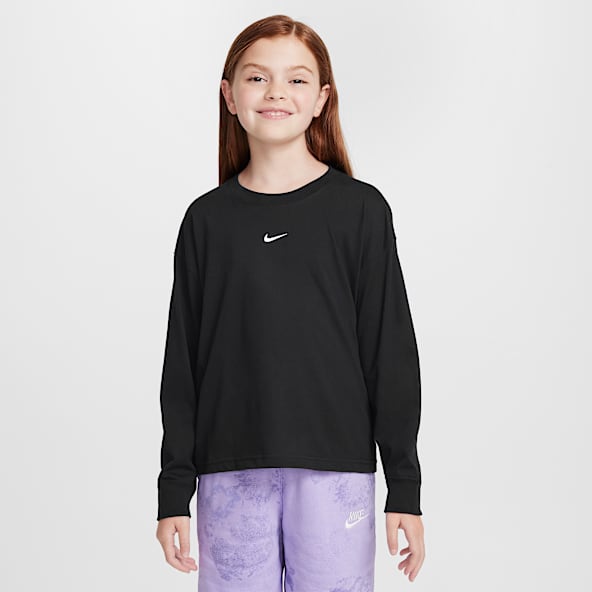 Nike Sportswear Essential Big Kids' (Girls') Long-Sleeve T-Shirt