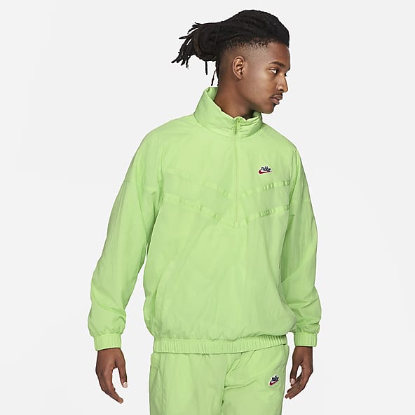 green nike jacket mens