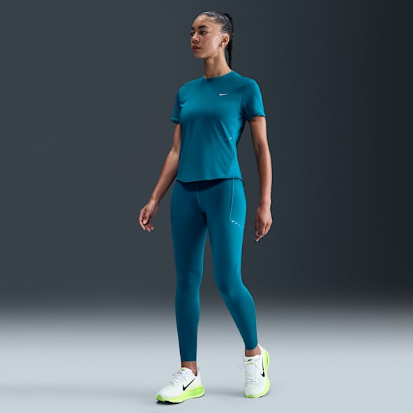 Nike Swift 7/8-Lauf-Leggings mit hohem Bund und Taschen (Damen)