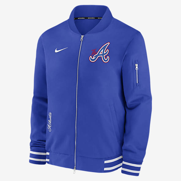 Nike Baseball (MLB Atlanta Braves) Men's 3/4-Sleeve Pullover Hoodie 
