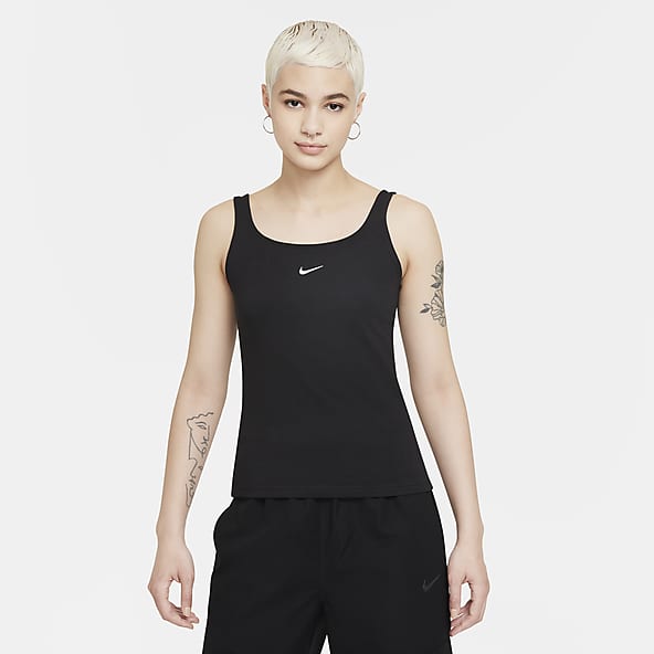 Nike tanktop sales dames zwart