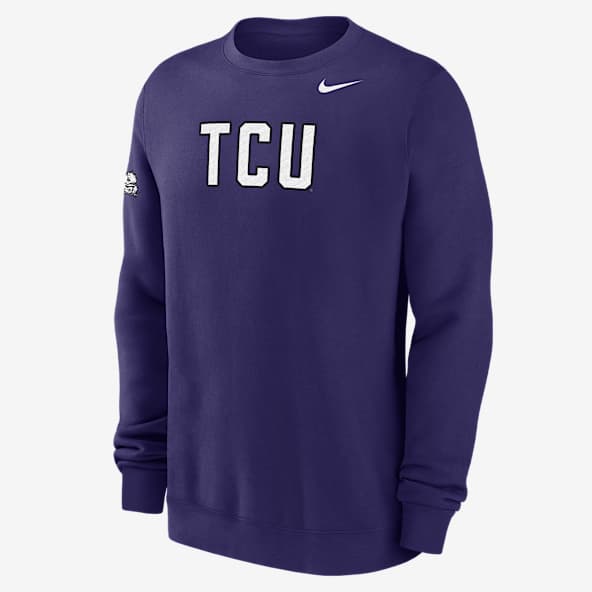 TCU Club Fleece Men's Nike College Crew-Neck Sweatshirt
