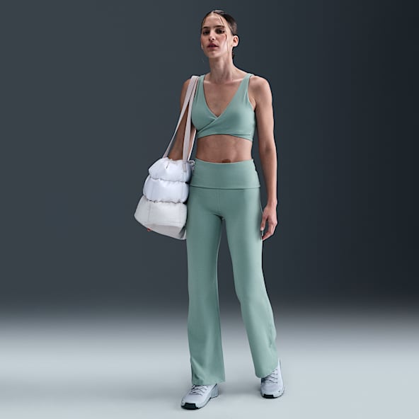 Nike One Women's Dri-FIT High-Waisted Fold-Over Trousers