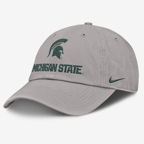 Michigan State Sideline Club Gameday Gorra universitaria Nike ajustable para hombre