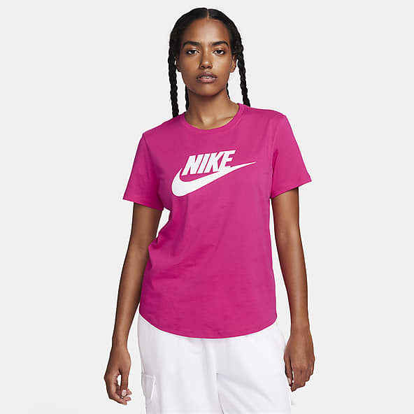 Nike Pink AS M NSW TEE NSW 2 Longline Pure Cotton T-shirt