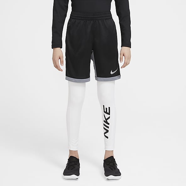 white nike football tights