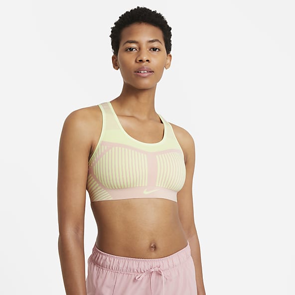 nike women's shape high support zip sports bra