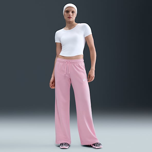 Nike Sportswear Club Fleece Women's Mid-Rise Wide-Leg Sweatpants