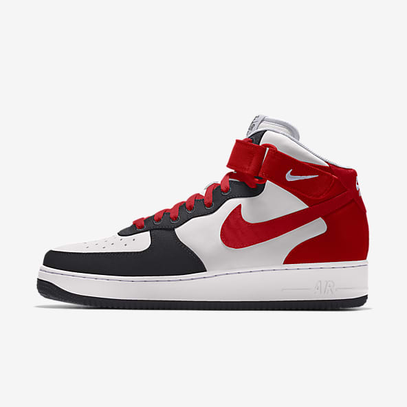 Kobiety Powy ej 599 z Czerwony Air Force 1. Nike PL