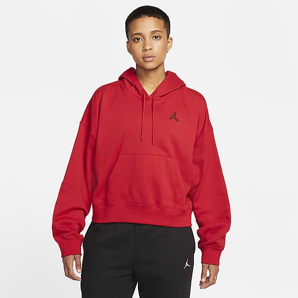 red nike hoodies women