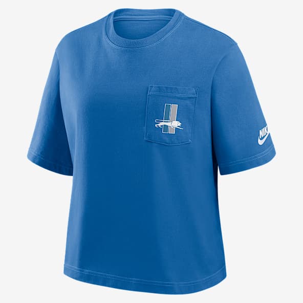 Detroit Lions Rewind Pocket Boxy Women's Nike NFL T-Shirt
