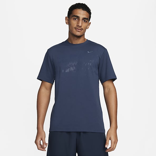 T-shirt De Sport Homme NIKE Bleu XL •  Déclics éthiques