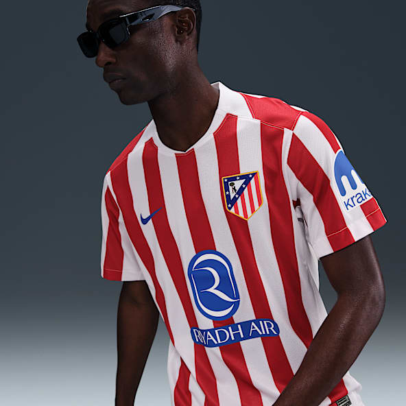 Atlético Madrid 2025/26 Stadium Home Men's Nike Dri-FIT Soccer Replica Jersey